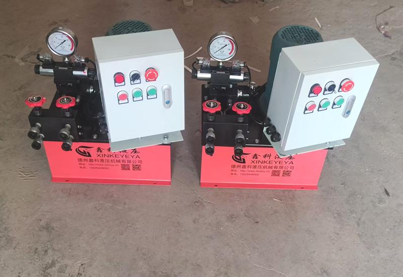 一拖二电磁控制电动油泵